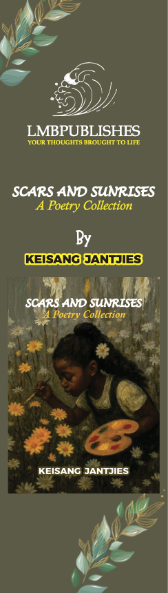 Front of the Scars and Sunrises bookmark